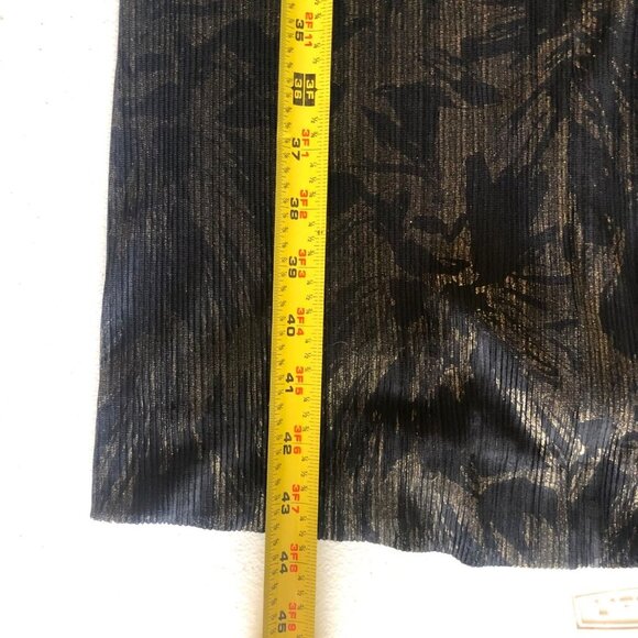 NWT! Tahari Size 10 Beautiful Sleeveless Black/ Gold Jumpsuit - Picture 11 of 16